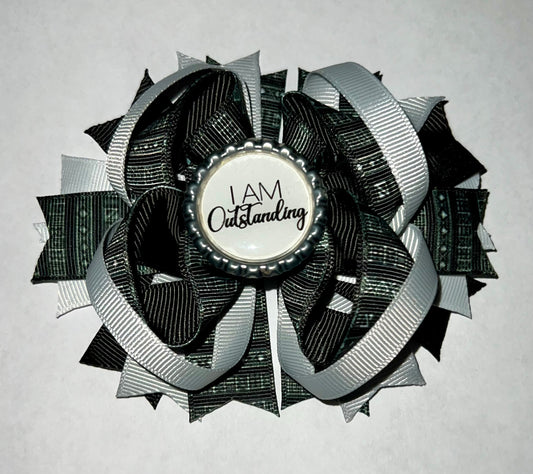 Hair Bow - I am Outstanding